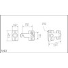 QCAA Solid Brass Shutter Bar/Door Latch, 7/8" x 2-3/32", Satin