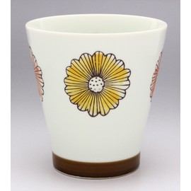 Hasami ware Free Cup Flower, Red, 505538