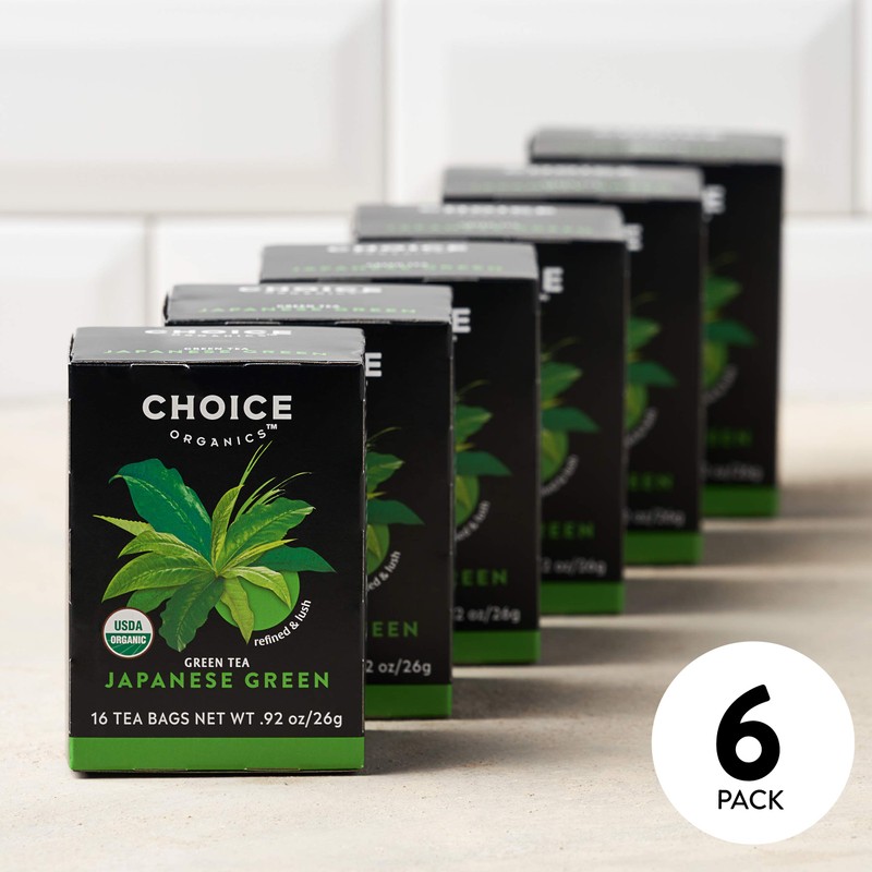 Choice Organics - Organic Japanese Green Tea (6 Pack) -