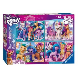 Ravensburger 05239 Little Pony, Puzzle 4 x 42 Bumper Pack, Recommended Age 4+, Multi-Coloured, único