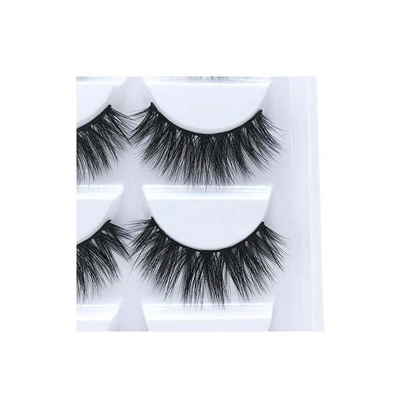 5 Pairs 3D Mink False Eyelashes Long Thick Natural Fake