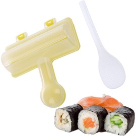 WenTigDY Sushi Making Mould, Sushi Making Mould, DIY Simple Sushi Maker, Sushi Maker Kit DIY, DIY Shake Sushi Roll Shake Mould Hand Shake Sushi, Ideal for Children, Family, Weight Watchers
