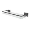30cm Bathroom Wall Mounted Shelf Space Aluminum Acrylic Towel Rack