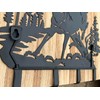 Deleon Collections Deer Scene Wall Hooks - Metal Heavy Duty