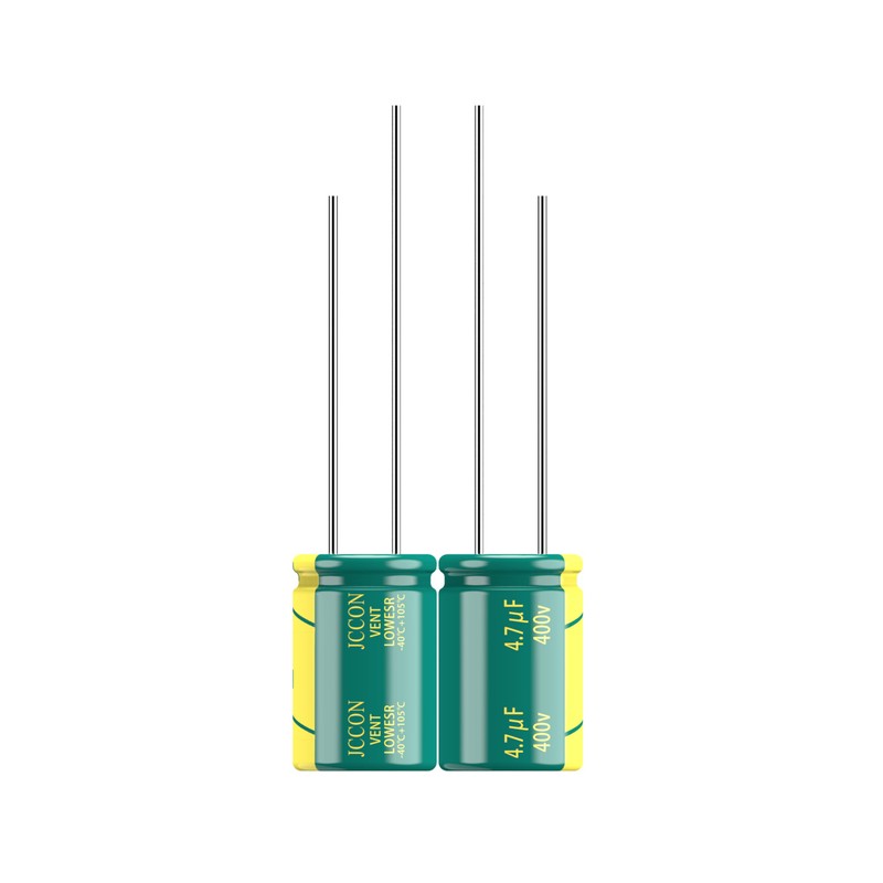 JCCON 10-Pack 400V 4.7uF Premium Quality Low ESR Electrolytic Capacitors
