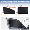 KOCZIL Car Window Shades - 4 Pack Magnetic Car Window
