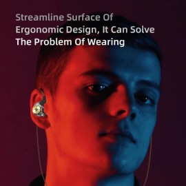 Yeabomy Wired Gaming Earbuds in Ear Monitors with Deep Bass HiFi Sound