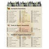 Ultimate Camping Hiking Gear Accessories Equipment Checklist -Laminated & Double