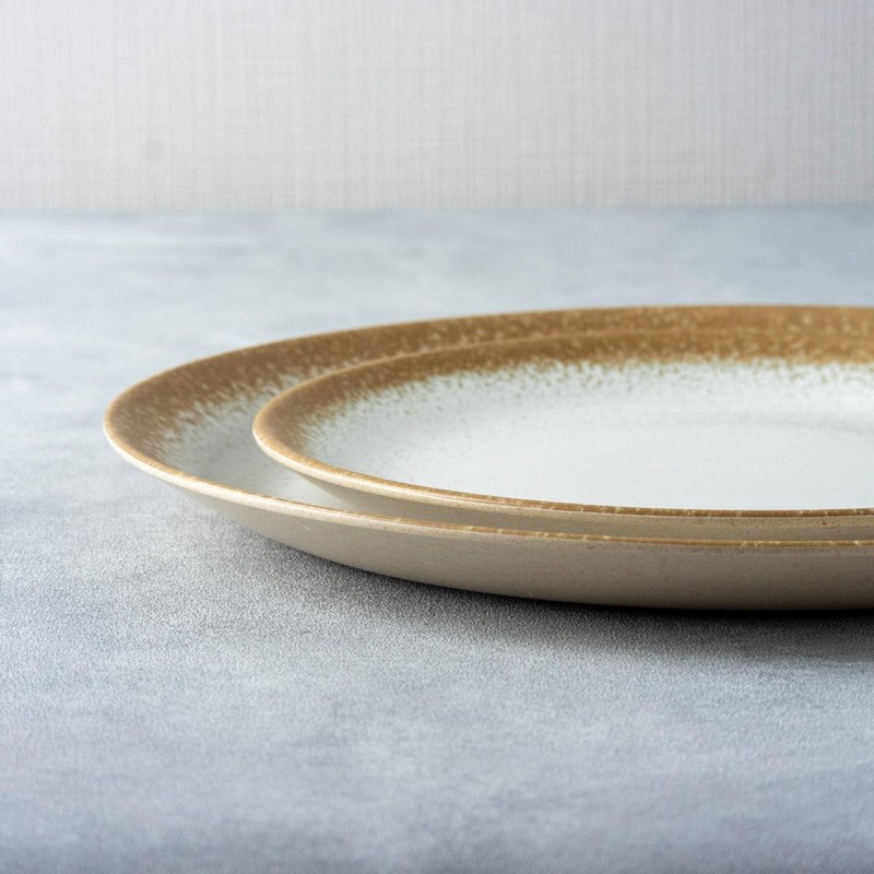 Tarhong DN24085088 Carmel Reactive Salad Plate, 7.9 inches (20 cm),