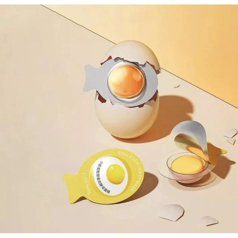 Corea Pack De 8 Mascarillas Hidratantes De Huevo