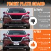 ABS Front License Plate Holder Compatible with 2021 Nissan Rogue,