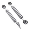alladaga Set of 4 Melon Spoons Ball Cutters Dual Purpose