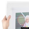 ArtToFrames 8.5x11 Inch White Picture Frame, This 2" Custom Poster