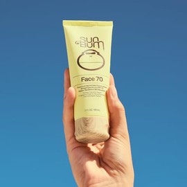 Loción facial con protección solar Sun Bum Original SPF 70 | Vegano y compatible con la Ley de Arrecifes 104 de Hawaii (sin octinoxato ni oxibenzona) 