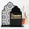 Paxrmuky Ramadan Eid Home Decoration Acrylic Table Sign for Ramadan
