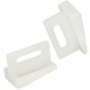 10 Pcs Pocket Door Bottom Guide, Plastic Sliding Door Track