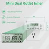 COKWEL Digital Timer Switch - 2 Pack, 7 Day Programmable,