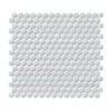 MSI Bianco Penny Round Glossy Porcelain Tile for Kitchen Backsplash,