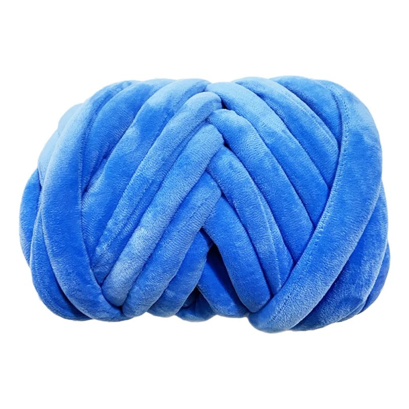 Chunky Yarn Crocheting Length 787.4inch Bulky Yarn Arm Blue