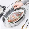 Eglaf 8Qt Stainless Steel Fish Steamer - Multi-Use Oval Cookware