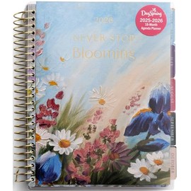 Never Stop Blooming - 2025-2026 18-Month Agenda Planner (July 2025 - December 2026)