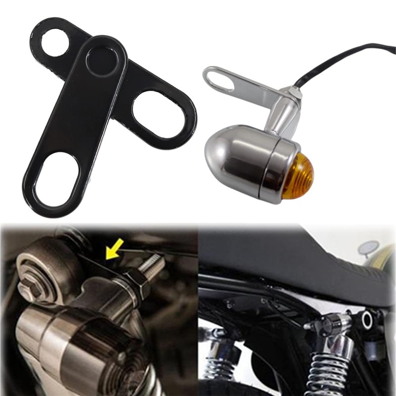 F Season 10mm 2Pcs Motorcycle Turn Signal Indicator Bracket Turn