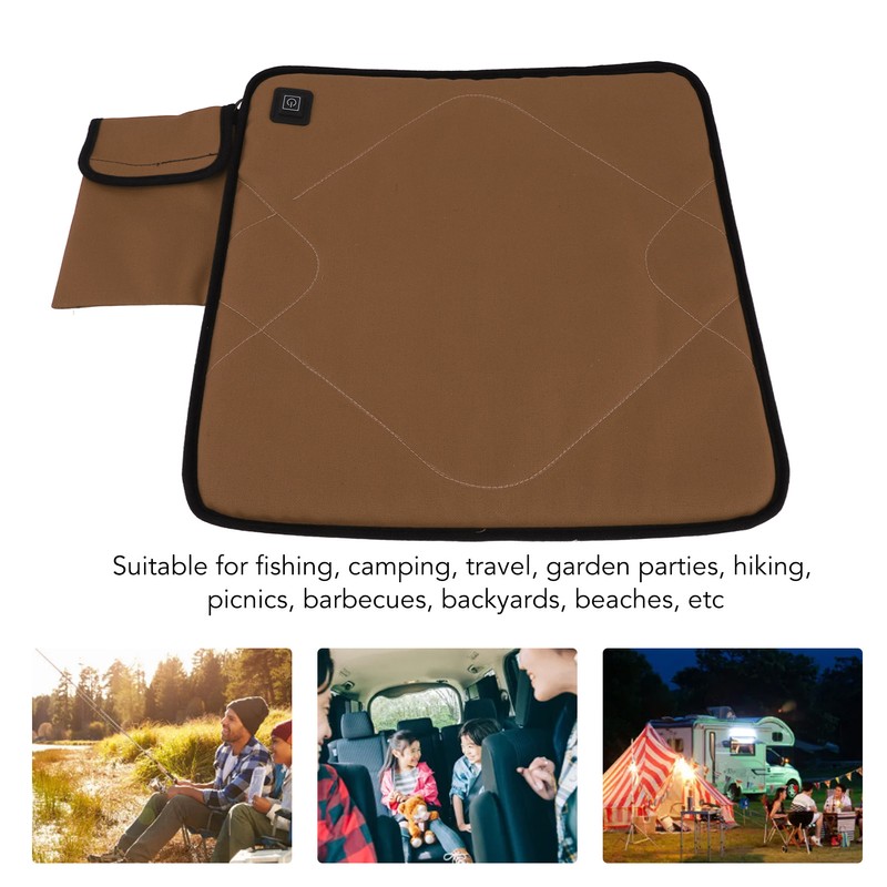 Portable Heated Seat Cushion Adjustable Temperature USB Heating Seat Cushion