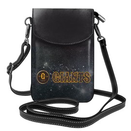 JMI Yomiuri Giants Smartphone Pouch, Genuine Leather, Shoulder Bag, Thin, Women's, Men's, Mini Pouch, Popular, Wallet, Crossbody Bag, High 7.5 x Width 4.9 x Thickness 1.6 inches (19 x 12.5 x 4 cm),