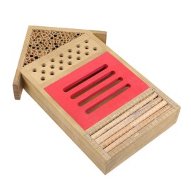 BESPORTBLE Hive Bee House for Garden Home Attract Pollinator House Wooden Construction for Outdoor Hanging Decoration