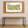 Pennsylvania Counties Map - Standard - 36" x 22" Laminated