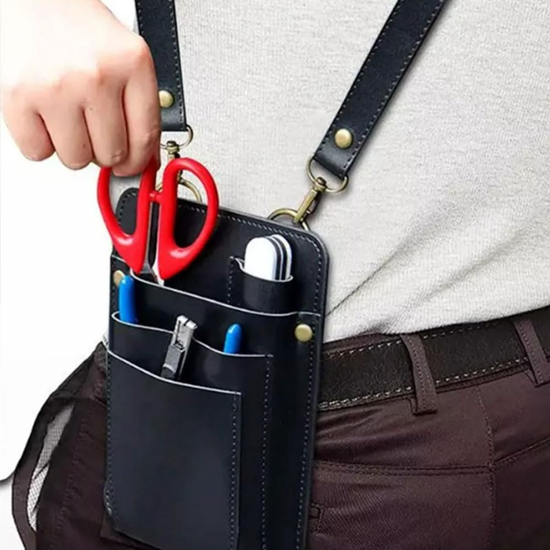 Gardening Pouch, Pruning Shears Pouch, Leather, Stylish, PU Leather, Sitting