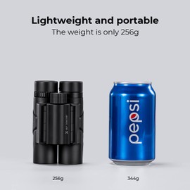 K&F Concept 10x25 Kompakt Fernglas Kinder Erwachsene, BAK4 Prism + FMC Broadband Green Film für Vogelbeobachtung, Outdoor-Abenteuer, Show und Konzert