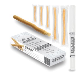 Palo Miswak natural | Paquete de 5 | Limpieza y blanqueamiento de dientes orgánico | Cepillo de dientes Sewak | 05 Miswak con un soporte | Sellado al vacío para frescura | Cuidado bucal y encías
