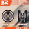 MAGICYOYO K2 Crystal Black Yoyo Professional, Responsive Yoyo for Kids