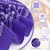 PLULON 3 Pcs Purple Bandanas Bulk 20 x 20 Inch