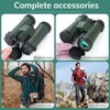 occer 10x42 Professional Binoculars Adults, Easy Focus Compact Binoculars with