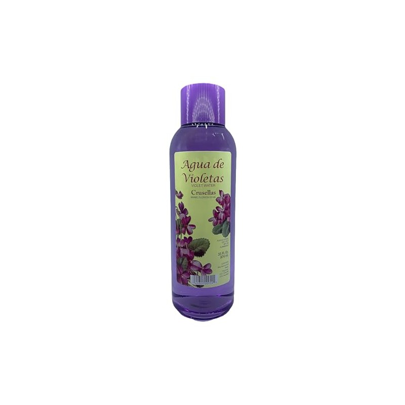 Crusellas Agua de Violetas (Violet Water) Splash Cologne 33 Fl.