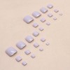 RUPOFUZA Press on Toenails Fake Toe Nails,Short Toe Nail Press