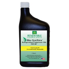 Renewable Lubricants Compressor Oil, 1 qt, ISO 68, Yellow