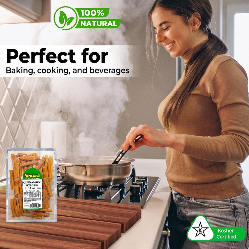 Premium Cinnamon Sticks | Cinnamon for Tea, Baking & Cooking