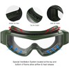 XaegisTac Airsoft Anti fog Goggles Adjustable Military Tactical Glasses with