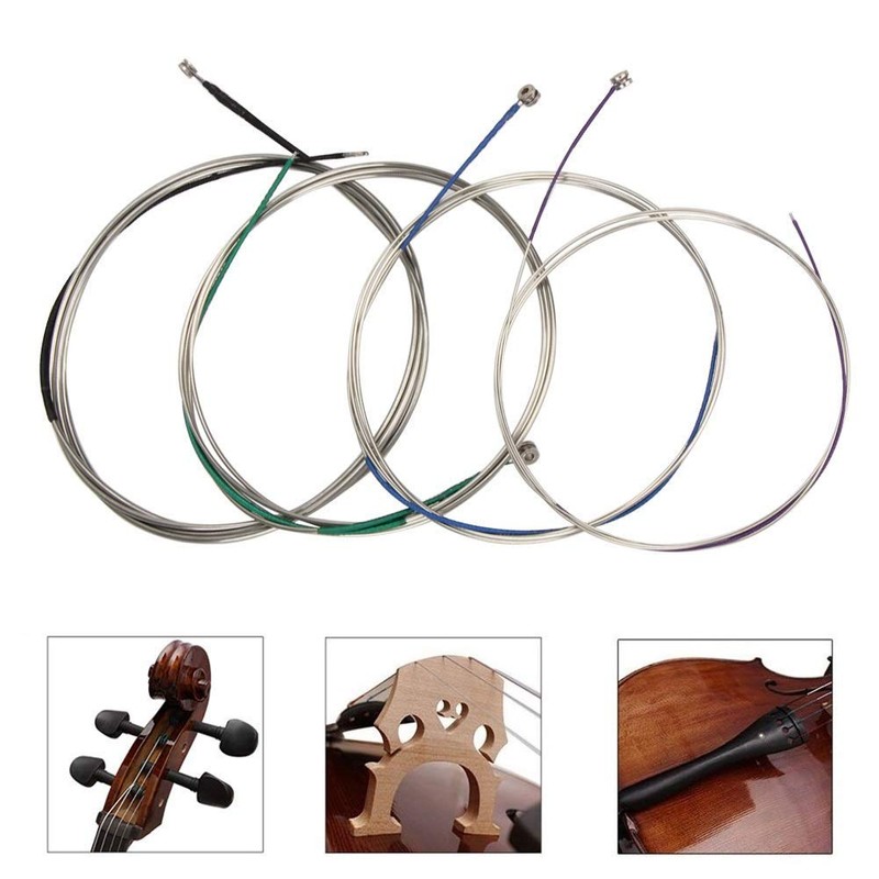 Imelod Cello Strings Full Set (A-D-G-C) Universal Steel Core Nickel-Chrome