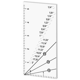 3 x Sewing Accessories Sewing Ruler with 2 Magnetic Seam Guides for Quilts, Clothing and Caps