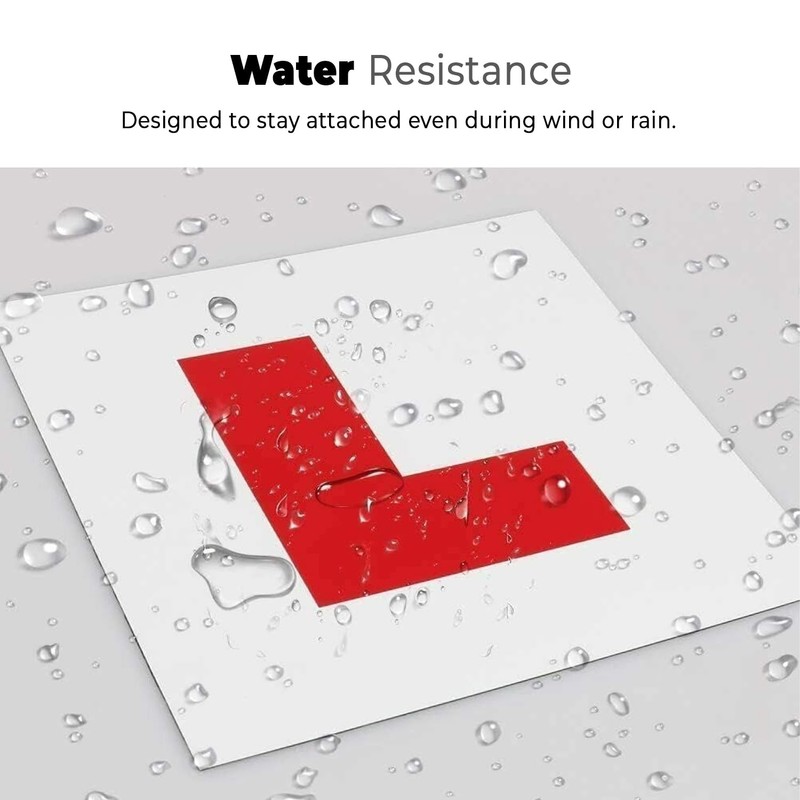 Roe Tenpo L Plates Magnetic, 2 Pack Learner Plates Magnetic
