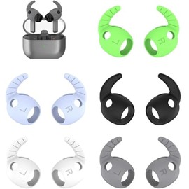 Rqker Ear Hooks Compatible with Galaxy Buds 3 Pro SM-R630N, 5 Pairs Silicone Anti Slip Replacement Earbuds Hooks Earhooks, Compatible with Galaxy Buds 3 Pro SM-R630N 5 Pairs 5 Colors