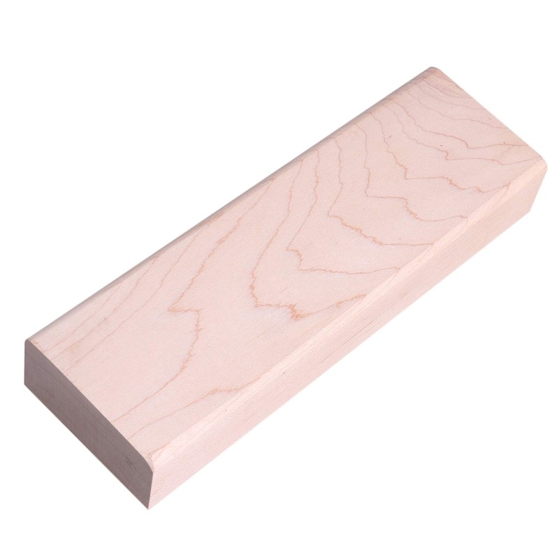 Yibuy 153mm ギターフレットファイル ギターエッジ 工具 メープルウッドブロック 面取り ギターフレットの修正工具 ギターアクセサリー