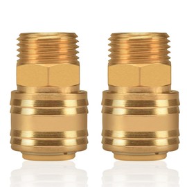 2pcs Air Line Connectors Euro Airline Hose Compressor Fittings 1/2" BSP Air Coupler and Plug Kit Couplings Connector Male