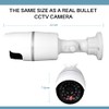 JUSTOP Dummy CCTV Cameras, 2x Fake Bullet Security Camera With