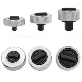 Gasea 3Pcs Mini Ratchet Socket Wrench Whole Steel Palm Finger Reversible Ratchet Set 1/4“ 3/8” 1/2" Drive