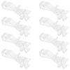 AOKWAWALIY 20pcs Venetian Blind Clip Curtain Clips Hidden Valance Clips